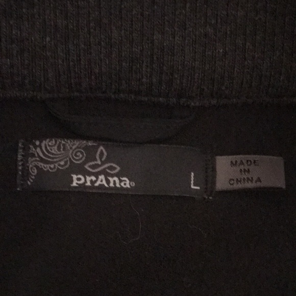 Prana Black Zipper Jacket - Picture 5 of 5